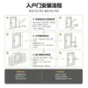 Acero Inoxidable 304 Fabricante de Puertas Proyecto Personalización por Dibujo Puerta de Entrada para el Hogar Grado Antirrobo Aluminio Fundido Puerta Intricadamente Tallada