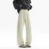 Pantalones de Chándal Pesados Estilo High Street Americano, Marca de Tendencia para Hombre, Nuevos de Otoño e Invierno, Sueltos, Versátiles, Deportivos Casuales, Pierna Ancha, Largos