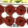 Serie de canciones de 5-6 cm Color negro que cambia de color rosa flor eterna delineador de ojos rosa regalo de Navidad Día de la Madre con flores