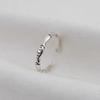 Anillo Cola de Pez Diseño de Nicho Femenino Anillo Abierto para Dedo Índice Anillo de Cola Anillo de Pez Pequeño Ropa de Trabajo para Estudiantes Joyería Sencilla para Mano
