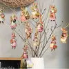 Set de Decoración Conejo de Pascua Decoración para Hogar y Jardín Adornos para Fiestas Artesanía de Madera al por Mayor