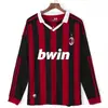 Serie de Jerseys Clásicos Retro de Manga Larga, Jersey Retro de Uniforme de Fútbol de Manga Larga, Jersey Retro Clásico de Manga Larga de Local y Visitante