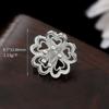 Estilo antiguo Zhongxing joyería diy capullo de flor corazón de flor soporte de flor pieza de flor de cobre puro accesorio para tocado pasador corona de pelo material