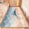 Alfombra de Piso Peluda Linda Dibujos Animados Mesita de Noche Nuevo Cachemir Imitación Habitación Ventana Saliente Alfombra de Tira Habitación Habitación Infantil Sala de Estar Peluche Linda