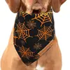 Bandana de Halloween para mascota con estampados de fantasmas, calabazas y calaveras, decoración para fiesta navideña de perros