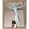 Lente semitransparente de cristal espejo para pintura de luz cáñamo fluido DIY hecho a mano espejo mágico apagar la luz es un espejo espejo transparente Maitebao