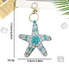 Acessórios Bordados à Mão Atacado Rosto Sorridente Desenho Animado Estrela do Mar Bordado Patches de Tecido Bolsas Acessórios de Roupa Capas de Celular DIY