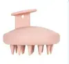 Herramienta Redonda para Lavado de Cabello de Silicona Pura Integrada de Fábrica, Cepillo Masajeador del Cuero Cabelludo con Forma de Ratón, Peine Masajeador del Cuero Cabelludo