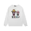 Comercio Exterior Transfronterizo Venta al por Mayor Marca de Moda Pe Tiburón Sudadera de Cuello Redondo Dropshipping Otoño e Invierno Sudadera de Felpa