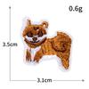 Adesivos de Tecido Bordados de Animais de Desenho Animado de Tamanho Pequeno Mini Pequenos Adesivos Bordados para Computador Roupas Infantis Bolsas de Sapatos Adesivos Decorativos DIY