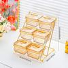 Bandeja de Frutas Multicapa para Hogar Sala de Estar Colgante para Frutas Secas Snacks con Tapa Plástico Bandeja para Dim Sum Lujo Asequible Gama Alta