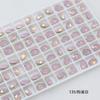Taladro de uñas Dongzhou 10*8, taladro de punta ovalada simple, accesorios de bricolaje, taladro de vidrio súper flash, nuevo taladro de uñas