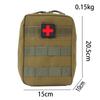 Bolsa Médica EDC para Exteriores Transfronteriza, Bolsa de Primeros Auxilios, Almacenamiento para Salvar Vidas, Riñonera, Portátil, Multifuncional, Camuflaje, Bolsa Táctica para Coche