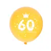 Balões de 12 Polegadas para Aniversário de 18, 30, 40, 50, 60 Anos Decoração de Festa de Aniversário Suprimentos Amazon Wish