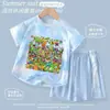 Plantas vs.. Conjunto de Verano Zombies Malla Deportiva Infantil Nueva Camiseta de Secado Rápido para Niños y Niñas Transpirable Ropa para Casa