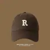 Gorra Rosa con Lazo para Mujer, Linda Gorra de Béisbol Coreana, Nueva Gorra de Visera Suave, Gorra Pequeña Protectora del Sol que Muestra la Cara