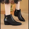 Nueva colección otoño/invierno 2026: botines para mujer con suelas antideslizantes, forro suave y forro polar para abrigar, casuales, elegantes y versátiles, perfectos como botas tipo Martin