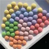 I-5 Pães de Bao Coloridos Foscos, Cubinhos de Feijão Pequenos, Cola Semicircular Fofa, Material para Preencher Espaços com Cola de Creme, Acessórios DIY Q