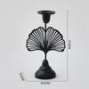 [Selección Estricta] Decoraciones de Mesa Románticas Estilo Lujo Ligero, Accesorios para Cena Romántica a la Luz de Velas Retro, Adornos de Candelabros Decorativos Simples