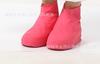 Fábrica atacado moda leve látex tampa de sapatos de viagem ao ar livre sapatos de chuva overshoes unissex três cores opcionais