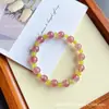 Pulsera de cristal blanco natural, diseño original, moderna, exquisita y que irradia una sensación de alta gama; pulsera de cristal para mujer, diseño único, venta al por mayor desde el fabricante