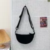 Bolso Cruzado Ligero Sencillo Estilo Japonés para Mujer Versátil Casual Bolso de Hombro Debajo del Brazo Portátil para Viajar Bolso Cruzado de Nicho