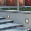 Luz de esquina exterior personalizada, luz de noche empotrada para pasillo, escalera, escalón, tipo 86, luz de pie con inducción del cuerpo humano
