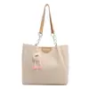 Bolso de Mano Simple Suave Textive para Mujer 2024 Verano Nuevo Bolso de Hombro para el Trabajo y el Viaje Bolso Tote de Moda