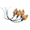 Acessórios de modificação para quadriciclo, kart, motocicleta 12v conjunto de luz de seta luz de rodagem luz de seta luz de seta
