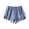 Amazon Transfronteiriço Verão Novo Europeu e Americano Letra BM Nova York Bordado Curto Hot Pants Feminino Esportivo Casual Calças