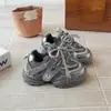 Tênis Esportivo Infantil, Sapatos para Meninas, Novo Estilo Primavera 2026, Tênis Fashion de Princesa para Meninas, Tênis de Corrida para Crianças Maiores
