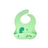 Babadores de Silicone para Bebês Modelo Novo Transfronteiriço, Babadores de Silicone Impermeáveis e Resistentes a Manchas, Babadores de Alimentação para Bebês, Personalizáveis