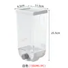 Dispensador de Cereal de Pared 1L/1.5L Máquina de Avena de una Sola Taza Dispensador de Cereal Dispensador de Cereal