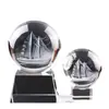 Decoración de bola de cristal de navegación fluida para escritorio, sala de estar, feng shui, decoración de escritorio para líderes, amigos y colegas, artículos de regalo
