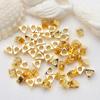 Bolsa de oro de 14K accesorios de cuentas sueltas accesorios hechos a mano DIY espaciador triángulo pulsera de plata rota espaciador de cuentas plata rota varios taels