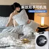 Juego de Ropa de Cama de Terciopelo de Leche Tallado 2026 Nuevo Engrosado Coral Terciopelo Invierno Sábana Funda de Edredón Ropa de Cama