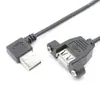 Cable de Datos USB a USB Personalizado para Fabricantes 90 grados USB Am Giratorio con Orejas USB Af