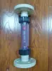 Rotâmetro de Tubo Plástico Material PPR/PPH DN15/25/32/50/65 Boia Medidor de Vazão de Líquido Água Resistente a Ácido