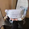 Bolso simple y casual estilo ins para mujer, bolso cruzado fresco y natural estilo bosque, riñonera deportiva, riñonera versátil de nicho para estudiantes