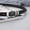 Cinturón de Cuero Estilo Nuevo para Mujer, Cinturón de Cuero Genuino para Mujer, Moda de Negocios, Versátil Cinturón Decorativo de Piel de Vaca para Vestidos y Jeans