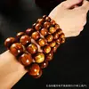 Pulseira de Salgueiro Marinho Dourado com Círculo Único Masculina Coral Preto 108 Contas Rosário Pulseira de Múltiplos Círculos Contas Budistas e Brinquedos para Meninas