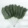 Hoja de Monstera Artificial, Hoja Falsa Decoración para el Hogar, Planta Simulada para Paisajismo, Decoración de Pared de Plantas, Hoja de Monstera Recubierta