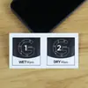 Paquete de Alcohol Húmedo y Seco Herramienta Auxiliar para Película de Teléfono Móvil 5*10cm Blanco y Negro Inglés Película Templada Toallitas Húmedas Fabricante Stock Listo
