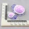 Accesorios de Resina para Tocados DIY Paquete de Materiales de Pegamento Cremoso con Agujero para Funda de Teléfono Móvil Luminosa Hebilla de Zapato de Animal Tortuga Pasador