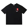 Colección de Camisetas de Manga Corta RHUDE Versión Alta Transfronteriza Vintage Americano Marlboro Streetwear Casual Holgadas para Pareja Cuello Redondo