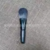 Brocha Plana Redonda de Mango Corto para Base de Maquillaje 9cm Mango Corto Maquillador Forma de Lengua Cabeza Plana Fácil de Tomar Polvo Sin Marcas Brocha para Base de Maquillaje Líquida
