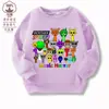 Caixa de Ritmo Sprunki Jogo Musical Periférico Roupas Crianças Moletom Algodão e Lã Casual Top 9