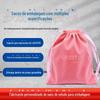 Novo saco de flanela rosa produtos para cuidados com a pele óculos joias embalagem universal independente flocado saco de pano ponto