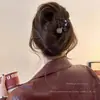 Grampo de Cabelo Estrela de Cinco Pontas Dourado de Alta Qualidade para Mulheres 2026 Novo Estilo Grampo para Rabo de Cavalo Alto Presilha Tubarão para Parte de Trás da Cabeça Penteado Acessório de Cabelo