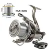 Carretilha Hong Meiren NGK Spinning Prata Metálico Carretilha Long Cast 10000 Carretilha de Pesca Carretilha Big Game Carretilha de Ancoragem Atacado